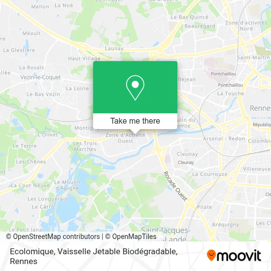 Ecolomique, Vaisselle Jetable Biodégradable map