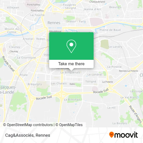 Cag&Associés map