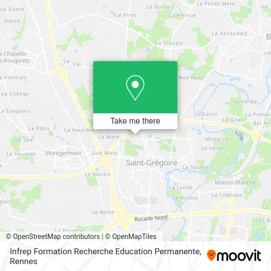 Infrep Formation Recherche Education Permanente map