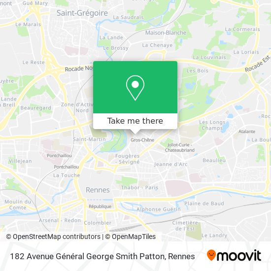 182 Avenue Général George Smith Patton map