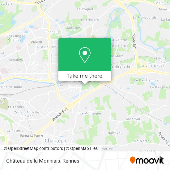 Château de la Monniais map