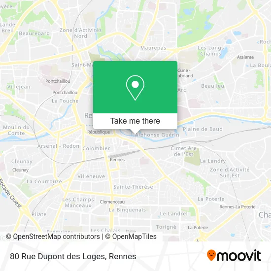 80 Rue Dupont des Loges map