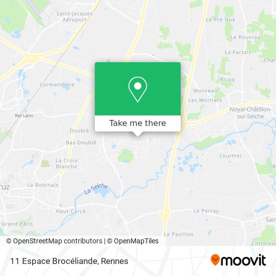 11 Espace Brocéliande map