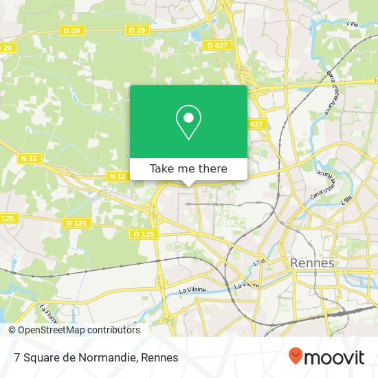 7 Square de Normandie map