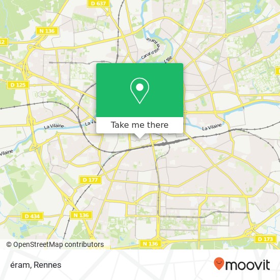 éram, 40 Place du Colombier 35000 Rennes map