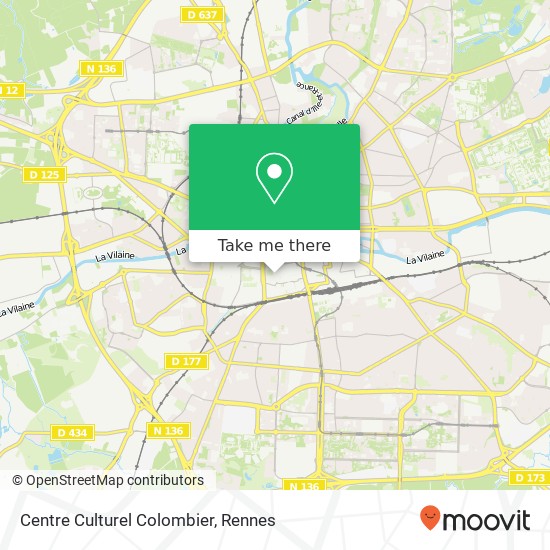 Centre Culturel Colombier map