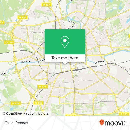 Celio, Terrasse Albert Einstein 35000 Rennes map