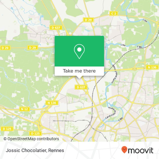 Jossic Chocolatier, 35760 Saint-Grégoire map