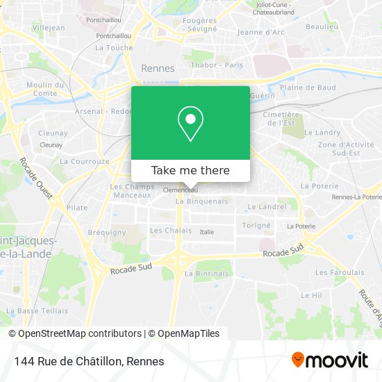 144 Rue de Châtillon map