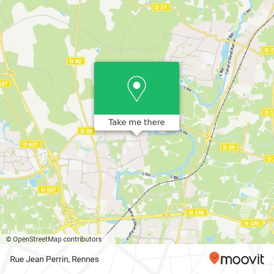 Mapa Rue Jean Perrin