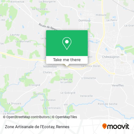 Zone Artisanale de l'Ecotay map