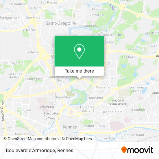 Boulevard d'Armorique map
