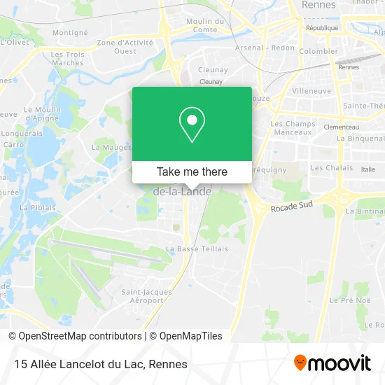 15 Allée Lancelot du Lac map