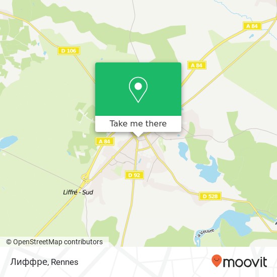 Лиффре map