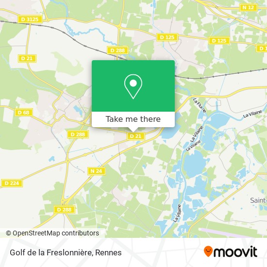 Mapa Golf de la Freslonnière