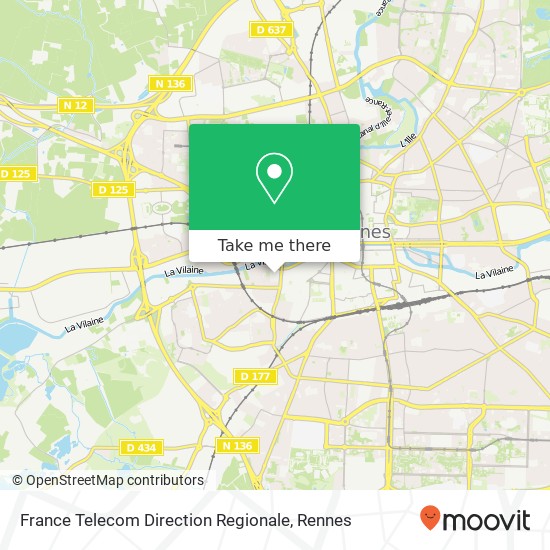 Mapa France Telecom Direction Regionale