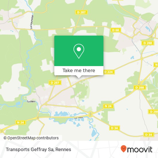 Transports Geffray Sa map