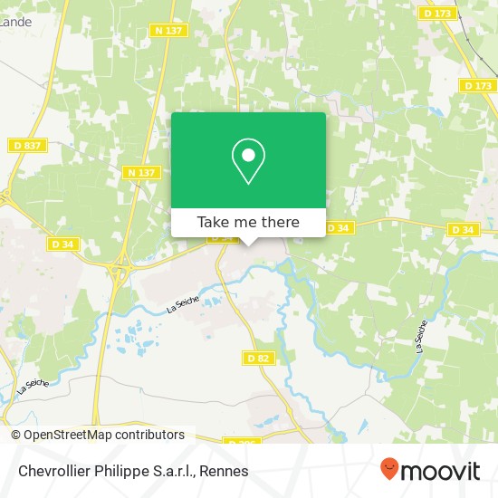 Chevrollier Philippe S.a.r.l. map