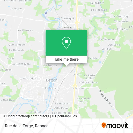 Rue de la Forge map