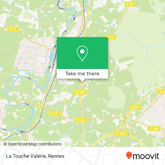 Mapa La Touche Valérie
