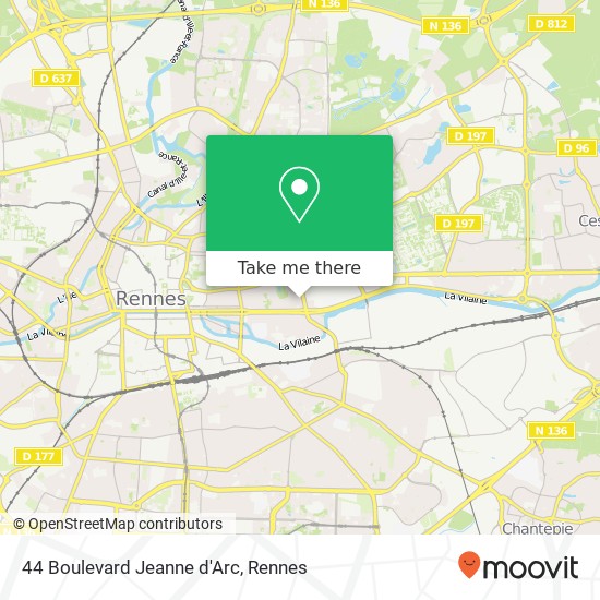 44 Boulevard Jeanne d'Arc map