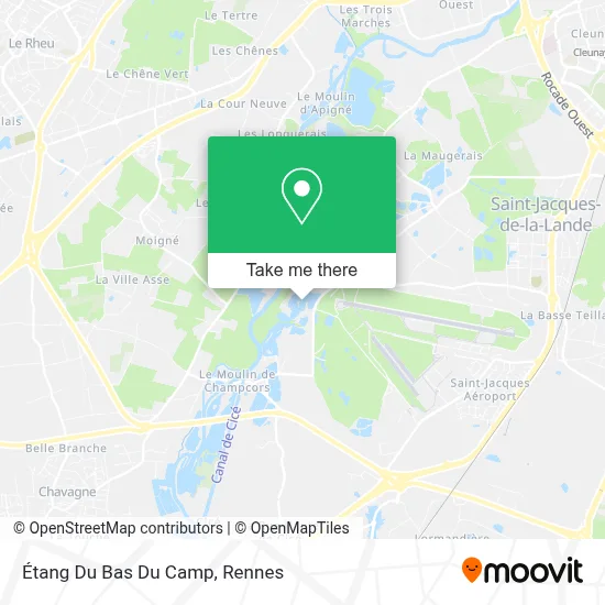 Étang Du Bas Du Camp map