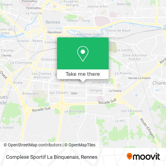 Complexe Sportif La Binquenais map
