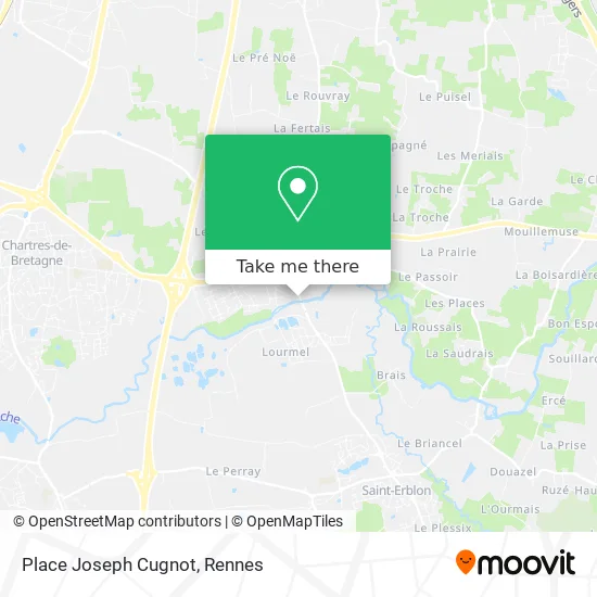 Place Joseph Cugnot map