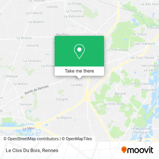Le Clos Du Bois map