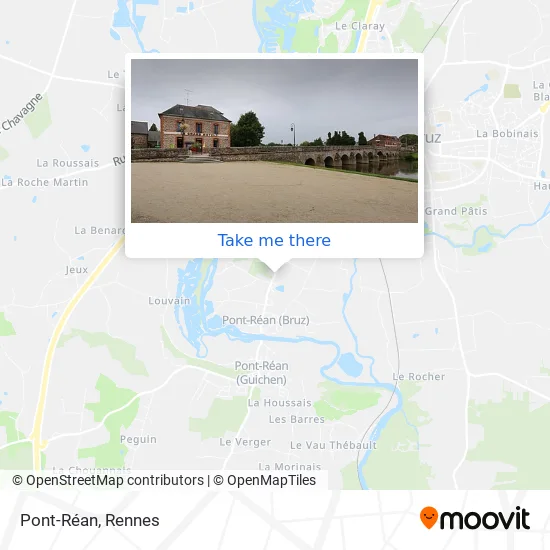 Pont-Réan map