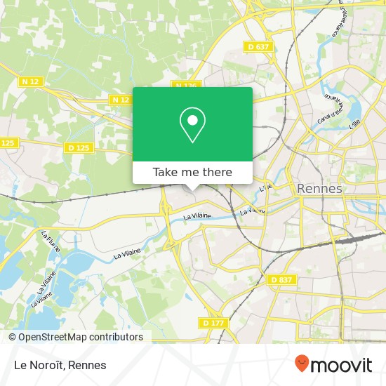 Le Noroît map