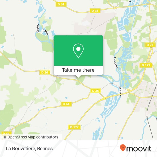 Mapa La Bouvetière