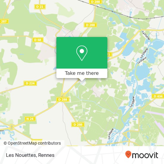 Mapa Les Nouettes