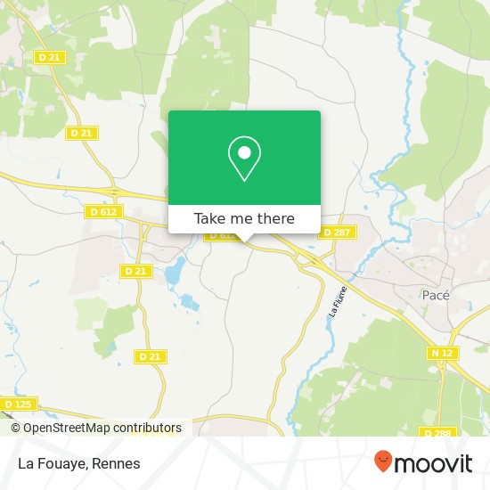 La Fouaye map