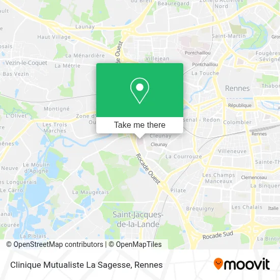 Clinique Mutualiste La Sagesse map