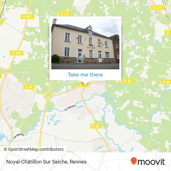 Noyal-Chätillon Sur Seiche map