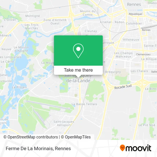 Ferme De La Morinais map