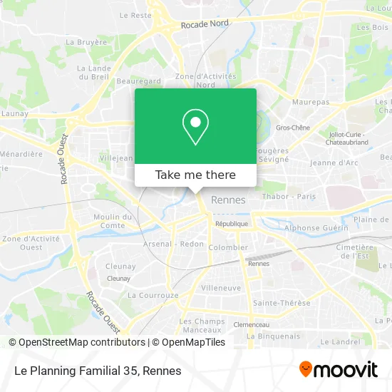 Le Planning Familial 35 map