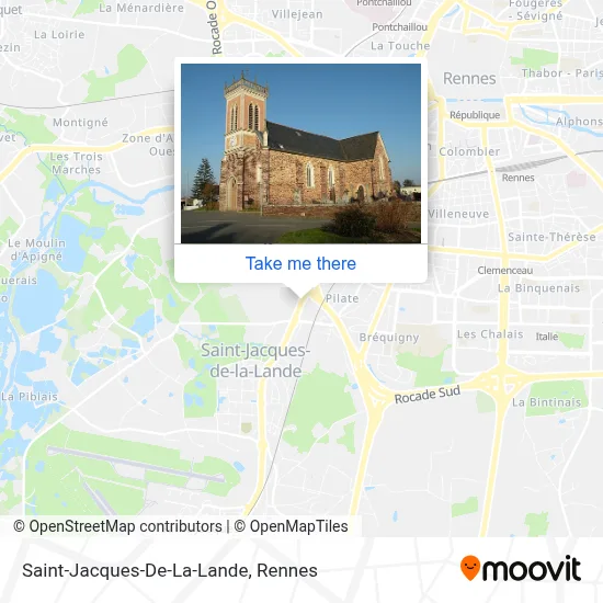 Saint-Jacques-De-La-Lande map