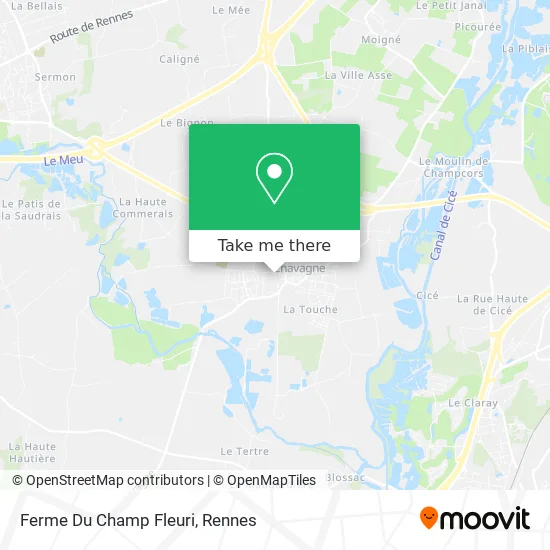 Ferme Du Champ Fleuri map