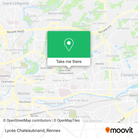 Lycée Chateaubriand map