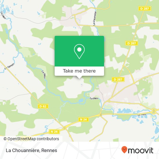 Mapa La Chouannière