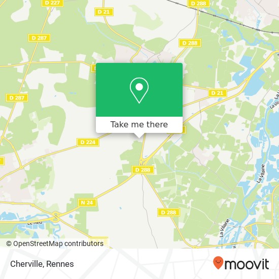 Mapa Cherville