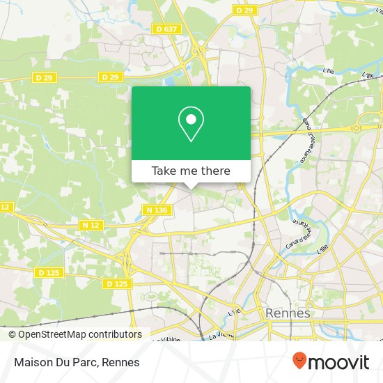 Maison Du Parc map