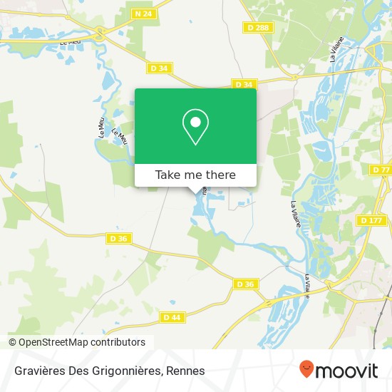 Gravières Des Grigonnières map