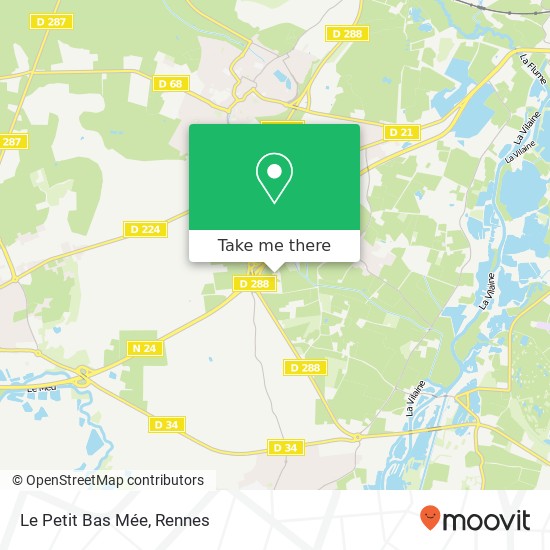 Le Petit Bas Mée map