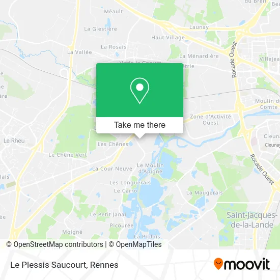 Le Plessis Saucourt map