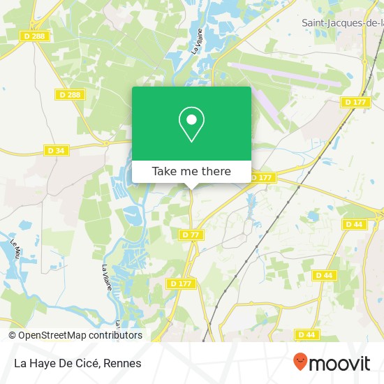 La Haye De Cicé map