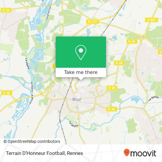 Mapa Terrain D'Honneur Football