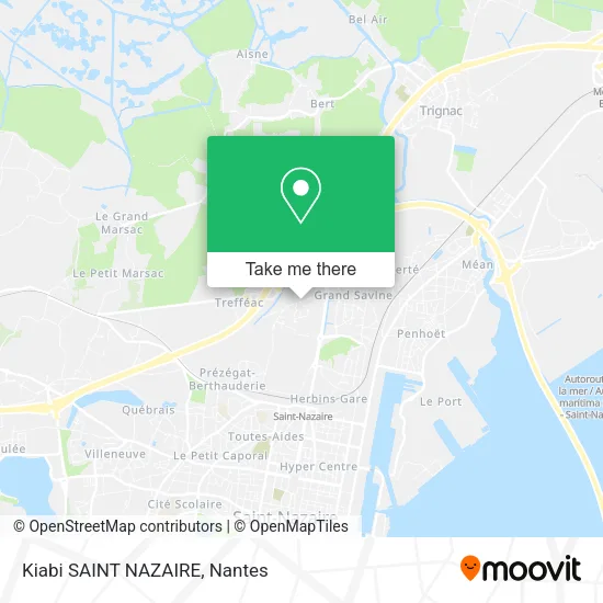 Kiabi SAINT NAZAIRE map